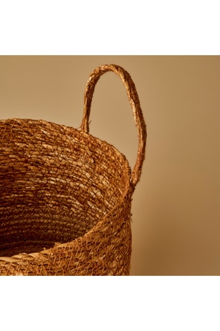 Cesto in vimini - Marrone - 25 x 21 cm