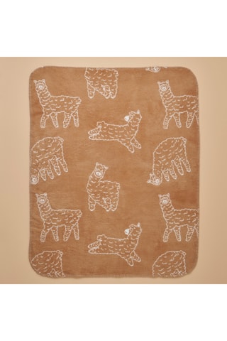 Plaid - Beige - 100 x 120 cm