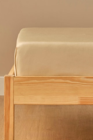 Lenzuolo sopra in cotone - 57 fili/cm² - Beige