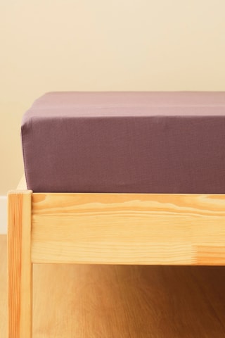 Lenzuolo sotto in cotone - 57 fili/cm² - Viola