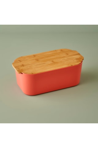 Contenitore pane - Corallo - 33 x 18,5 x 12 cm