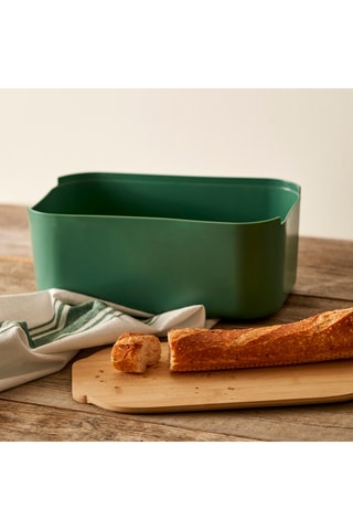 Cestino portapane - Verde - 33 x 18,5 x 12 cm