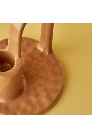 Portacandela - Marrone - 10 x 10 cm