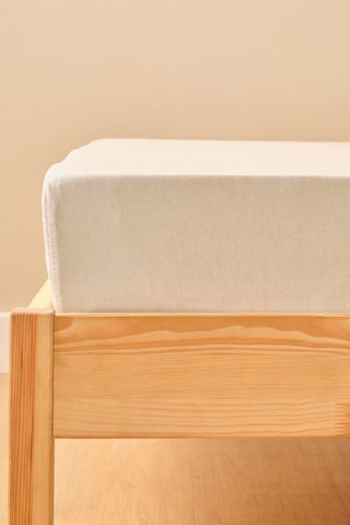 Lenzuolo sopra in cotone - 57 fili/cm² - Bianco