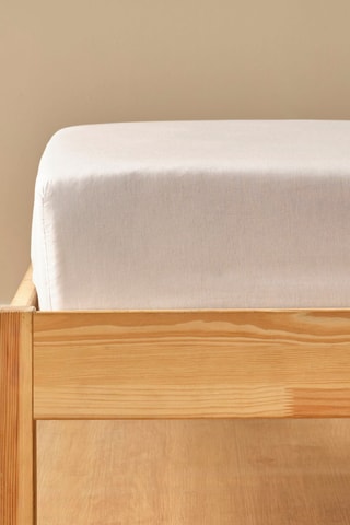 Lenzuolo sopra in cotone - 57 fili/cm² - Bianco