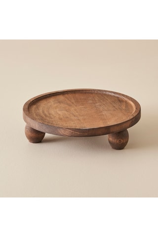 Plat de service en bois - 25 cm
