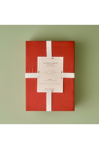 Lenzuolo sotto in cotone - 57 fili/cm² - Rosso mattone