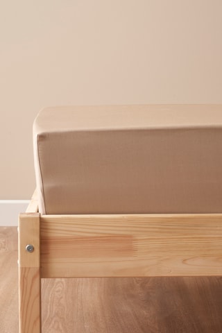 Lenzuolo sotto in cotone - 57 fili/cm² - Taupe