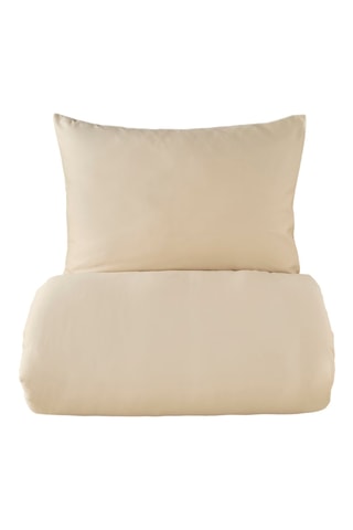 Parure copripiumino in cotone - 57 fili/cm² - Beige