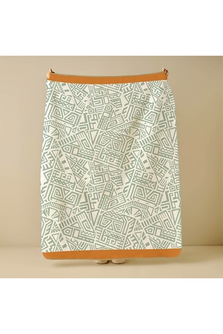 Plaid - Bianco e verde