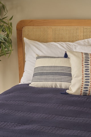 Copriletto in cotone - 57 fili/cm² - Viola