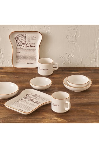 Servizio da colazione in ceramica - 8 pezzi