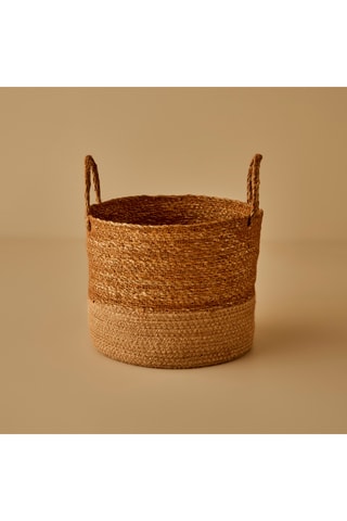 Cesto in vimini - Marrone - 29 x 25 cm