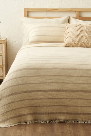 Copriletto in cotone - 57 fili/cm² - Crema