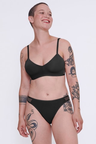 2 tangas Soft Adapt - Noir