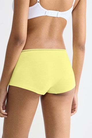 3 shortys  - Blanc, rouge et jaune