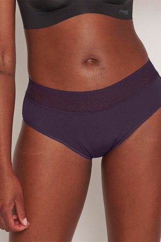 Culotte menstruelle taille haute Period - Myrtille