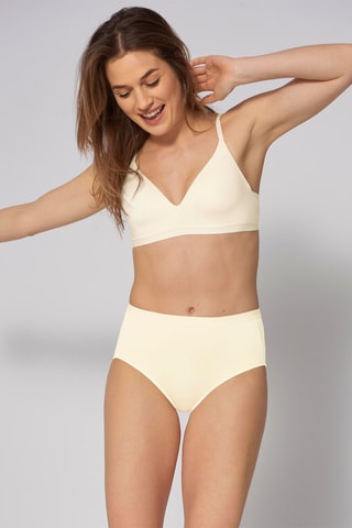 Shorty taille haute Wow Comfort 2.0 High Waist Brief - Ecru