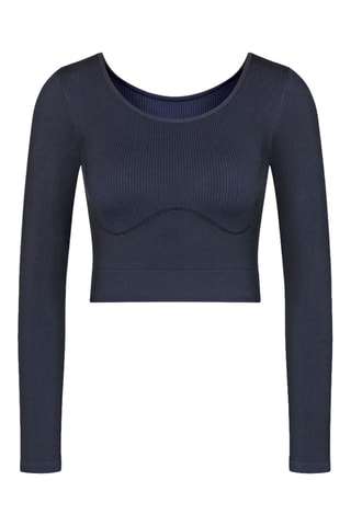 Crop top Ever Infused Aloe - Noir