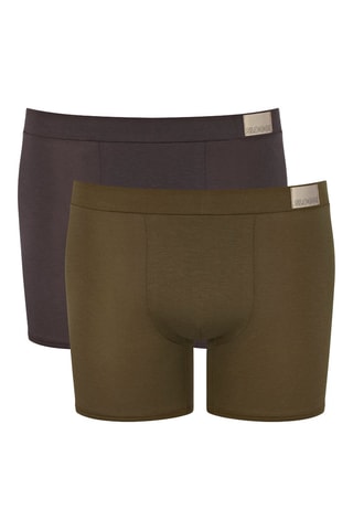 2 boxers Natural H  - Marron