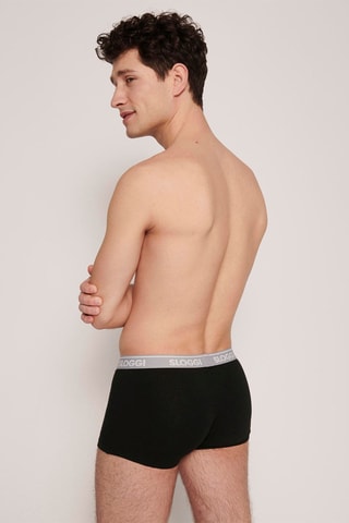 2 boxers Go ABC  - Noir et gris