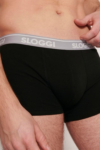 2 boxers Go ABC  - Noir et gris