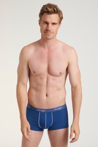 2 boxers Start Hipster - Lilas et bleu