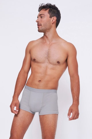 6 boxers Go ABC 2.0 - Gris clair