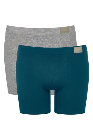 2 boxers GO Natural Short  - Noir et gris