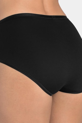 Culotte taille haute Romance Maxi  - Blanc et noir