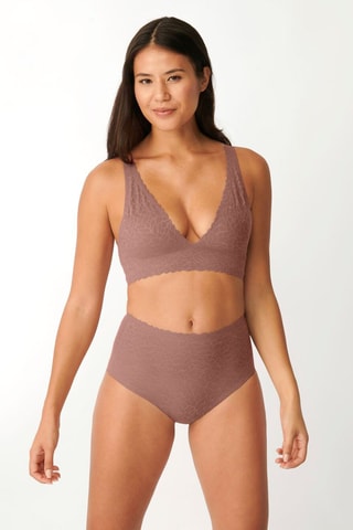 Culotte Zero Feel Lace 2.0  - Marron