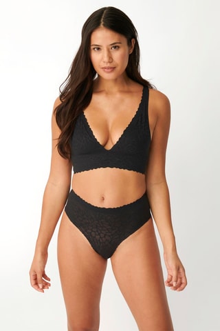 Hipster taille haute Zero Feel Lace 2.0 - Noir