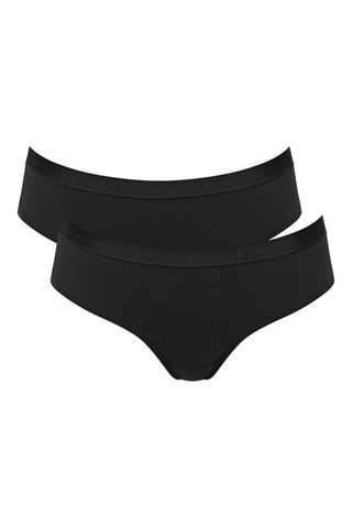 2 tangas Hipster - Noir