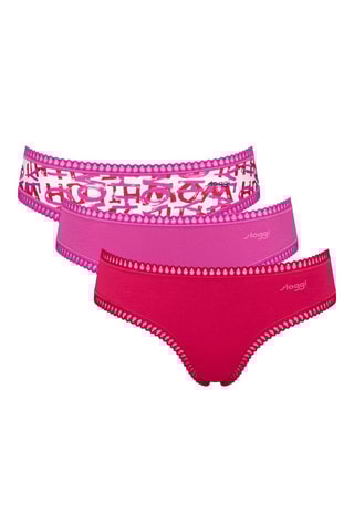 3 culottes GO Crush - Rouge et rose