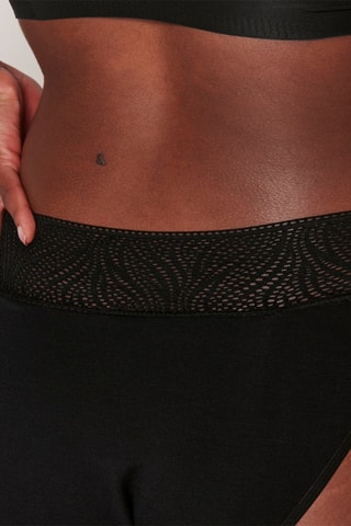 Culotte menstruelle taille haute Period - Flux important - Noir