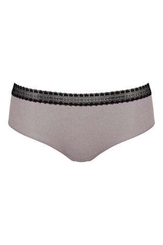 2 culottes Go Ribbed - 
Gris et noir