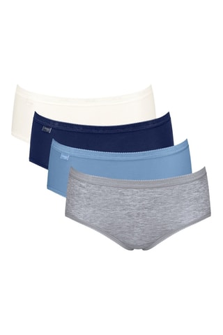 4 culottes Basic+ - Violet et nude