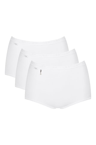 3 culottes Basic H Pearl Maxi - Blanc