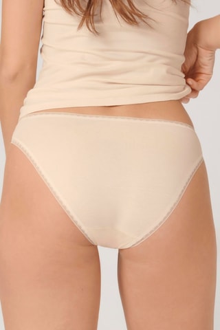 2 culottes en coton biologique Go - Nude
