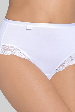 Shorty taille haute Romance Maxi - Blanc