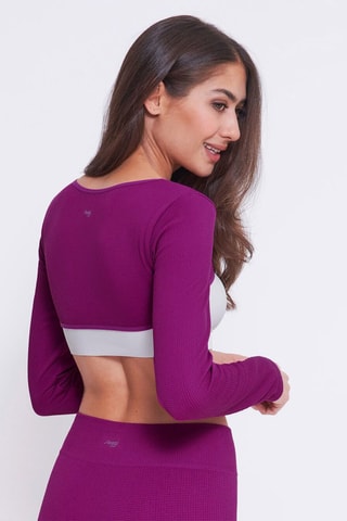 T-shirt boléro Ever Infused - Violet