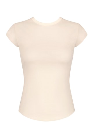 T-shirt GO Ribbed - Beige