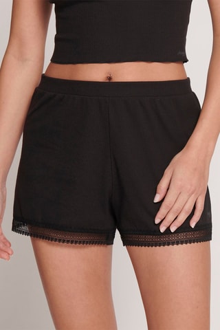 Short GO Ribbed - Noir