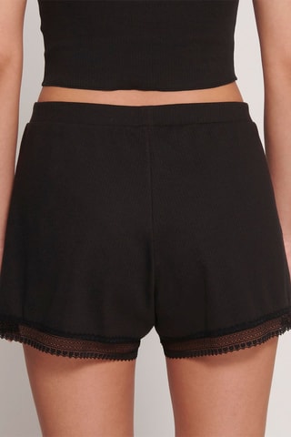Short GO Ribbed - Noir