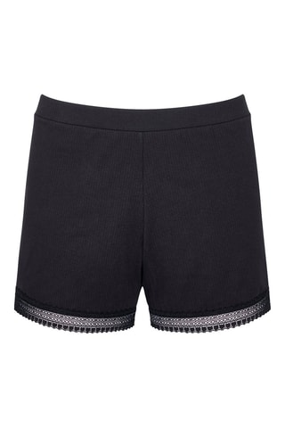Short GO Ribbed - Noir