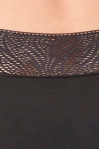 Culotte menstruelle taille haute - Flux léger - 
Noir