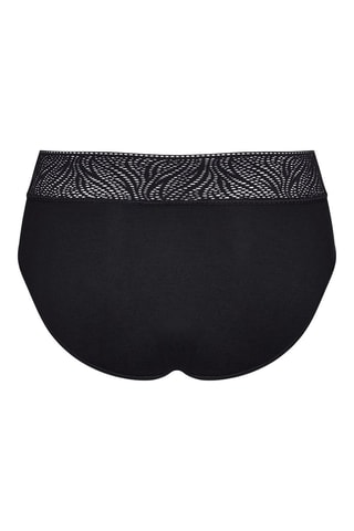 Culotte menstruelle taille haute Period - Flux moyen - Noir