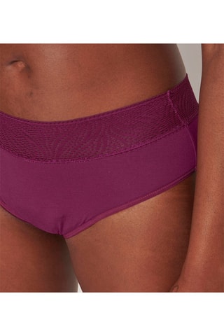 Culotte menstruelle taille haute Period - Flux important - Lie-de-vin