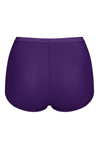 4 shortys taille haute Basic + - Rose