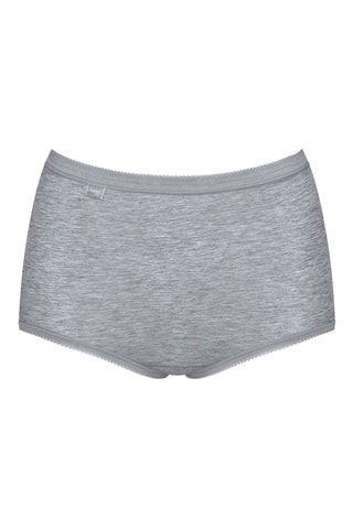 3 shortys taille haute Basic + - Bleu